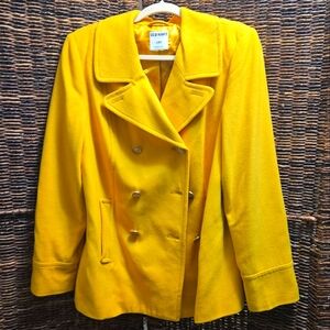Old Navy Yellow Peacoat